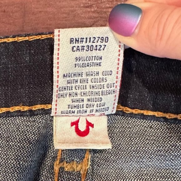 Women's True Religion Bobby Heritage Bootcut Denim Jeans, Size 30 - Picture 6 of 14